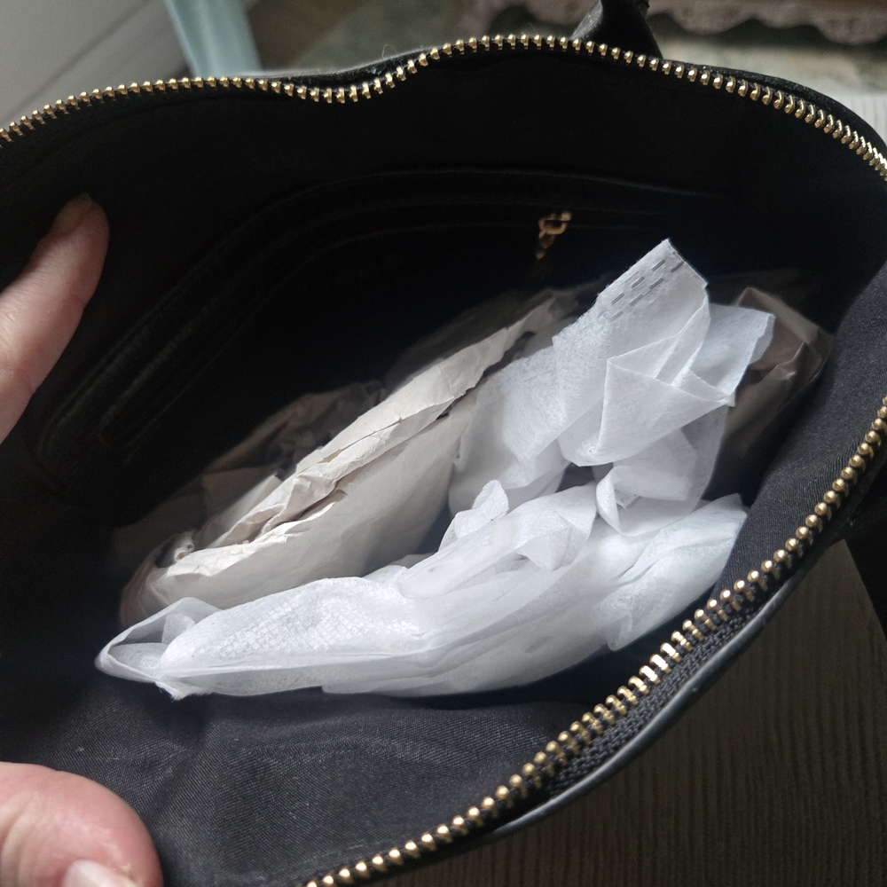 Bebe Black Satchel with Logo - Picture 4 of 9